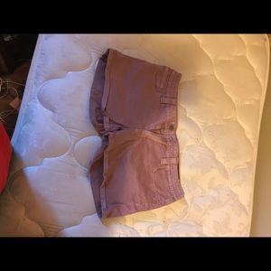 Mauve/purple shorts